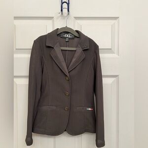 AA Kids MotionLite Competition Jacket - Show Coat, Gray/Grey, Mesh, 7/8 (youth)